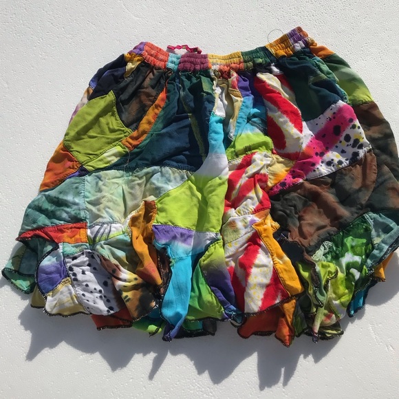 Indonesian Patchwork Handmade Mini Skirt ✨2x Host Pick✨ - Picture 12 of 13